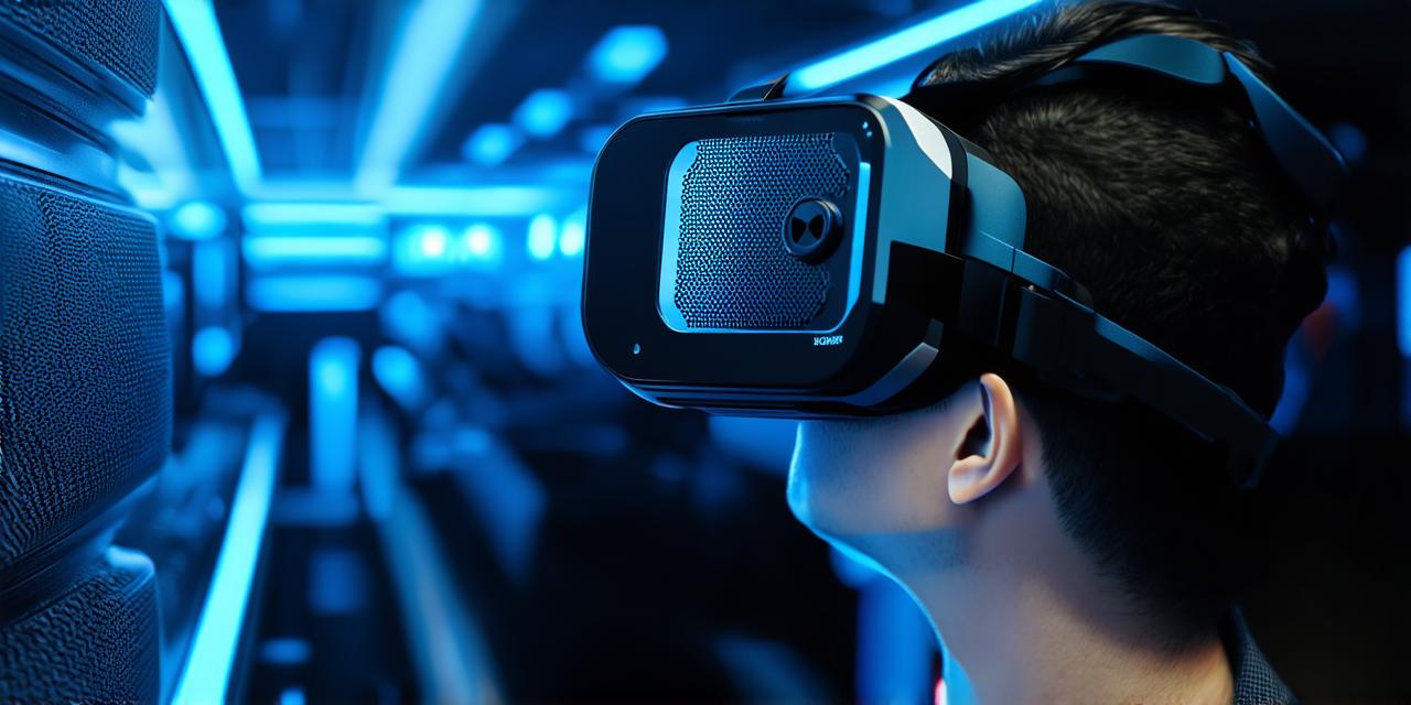 How does the virtual reality headset function?