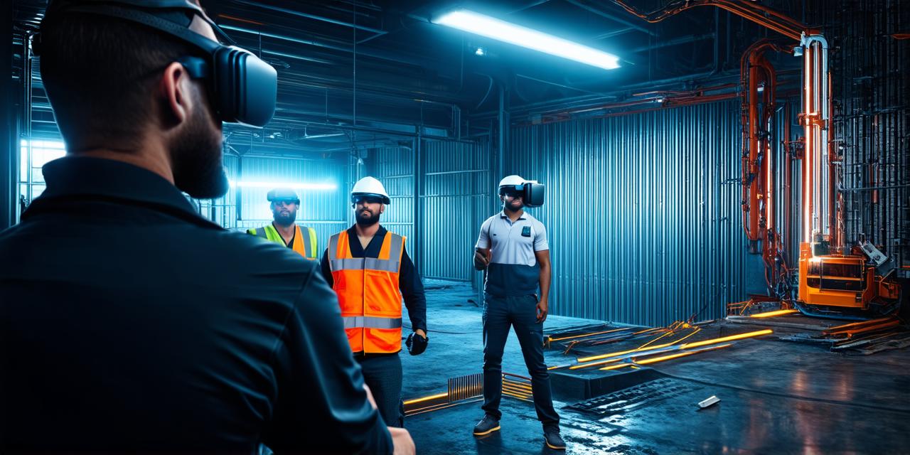 How can virtual reality be utilized in the construction industry?