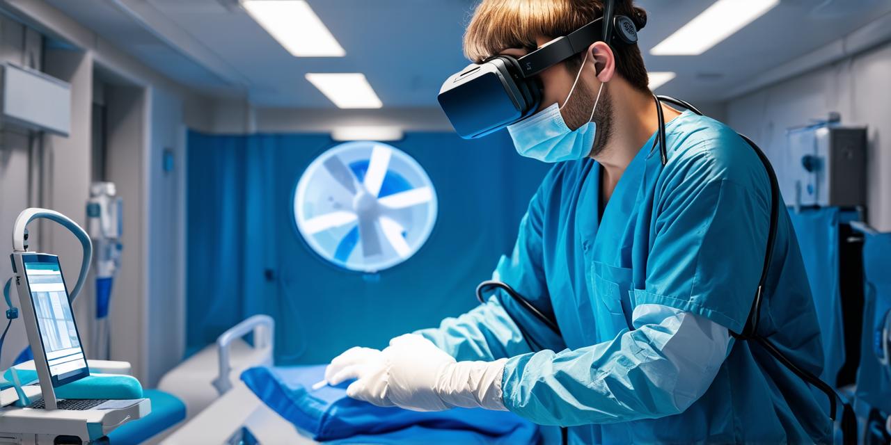 How is virtual reality applied in the healthcare sector?