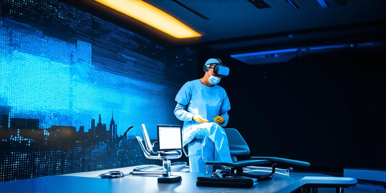 What does virtual reality entail in the healthcare sector?