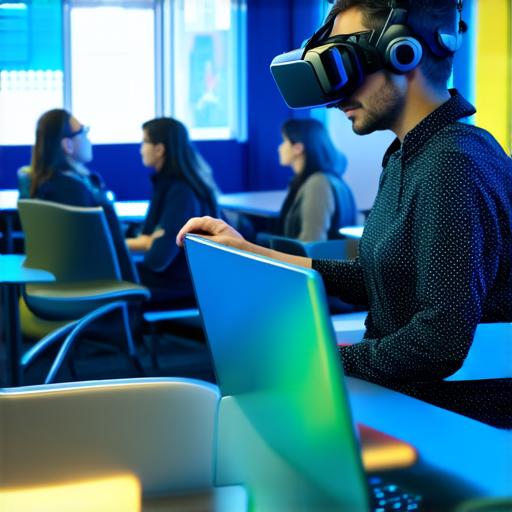 What technology is required to implement virtual reality in educational settings?