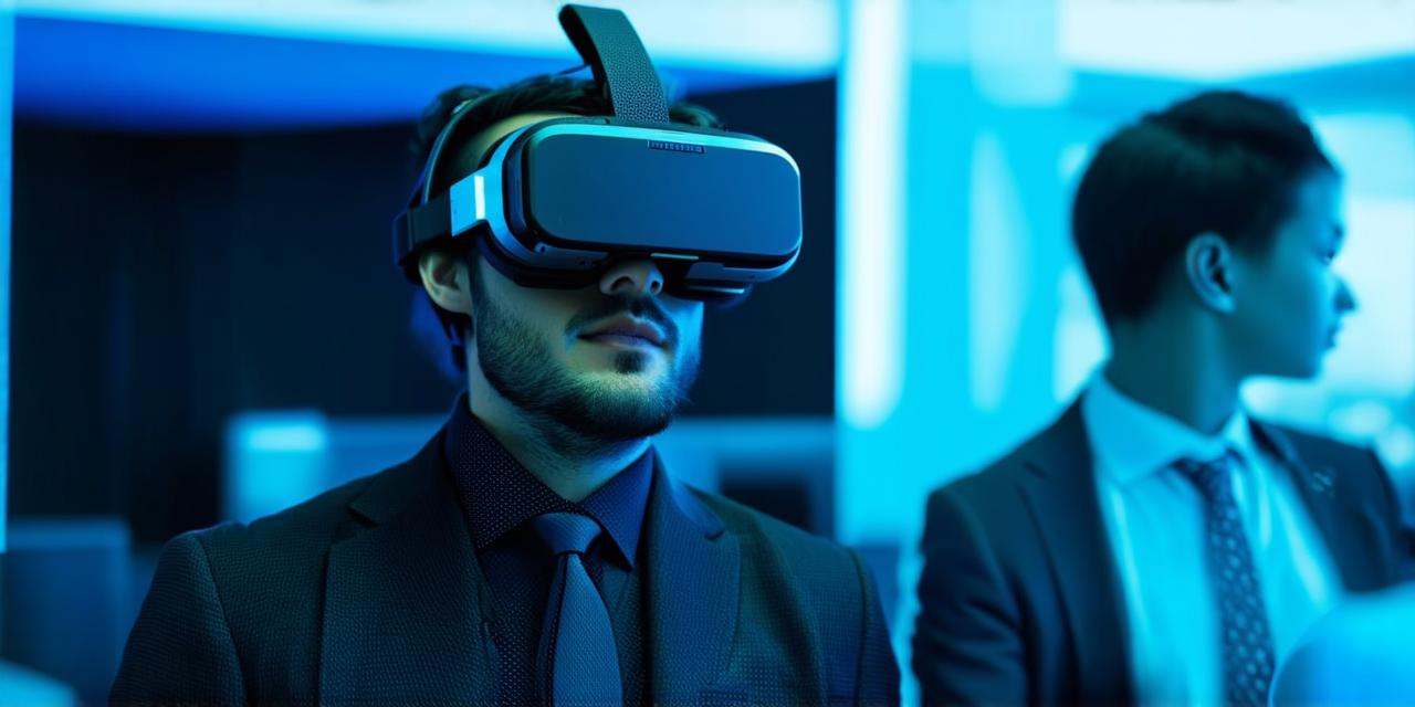 What sectors are being targeted by high-end business-focused virtual reality (VR) headsets?